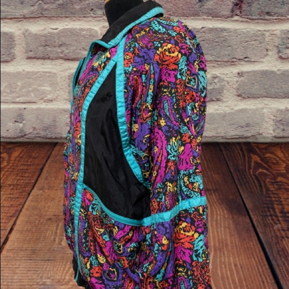 Vintage Women’s Westbound windbreaker jacket petite small 80s retro - Picture 3 of 5